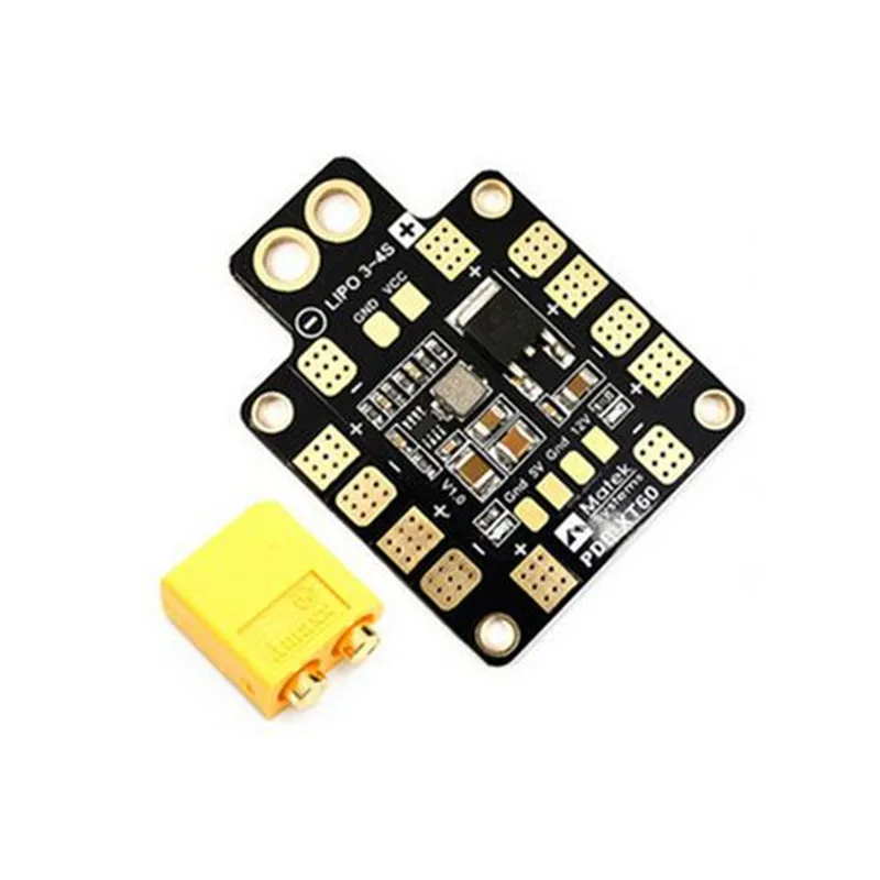 Плата распределения мощности MATEK XT60 30 5*30 5 мм с BEC В/12 В для F3 F4 F7 CC3D управления