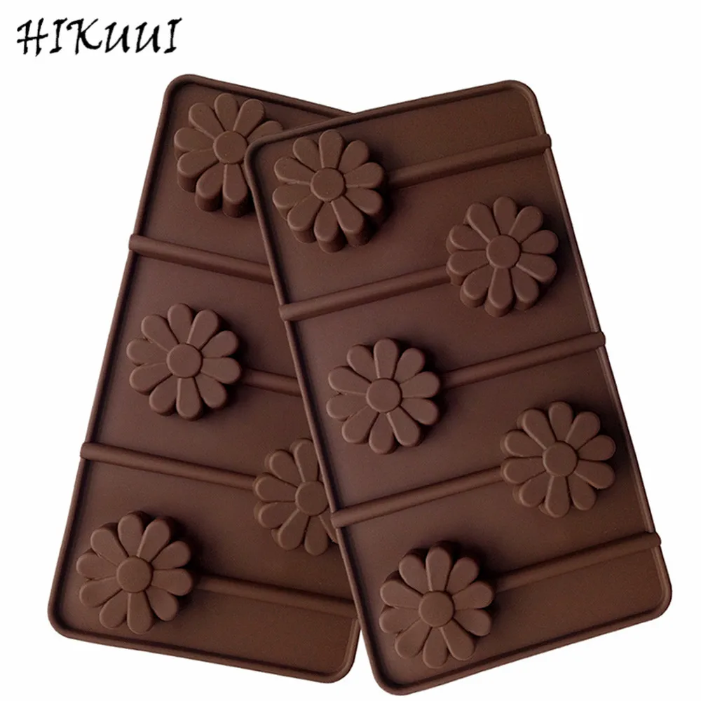 Форма для выпечки 5 отверстий в форме цветов|candy mold|chocolate candy moldsilicone mold |