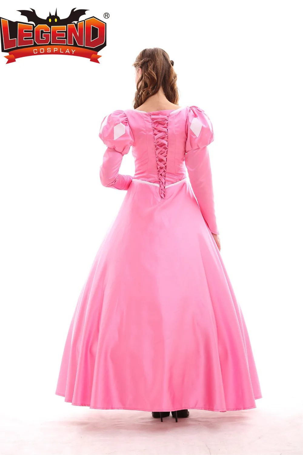 Розовый Ариэль Princesss платье костюм для взрослых Русалочка Ариэль платье на Хэллоуин Карнавальный Косплэй костюм