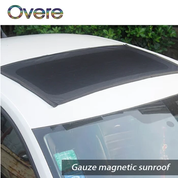 

Overe 1PC Car Sunroof Cover Sun Visor Mesh Mosquito Dust Protection For Renault Megane 3 Duster Captur Chevrolet Cruze Aveo