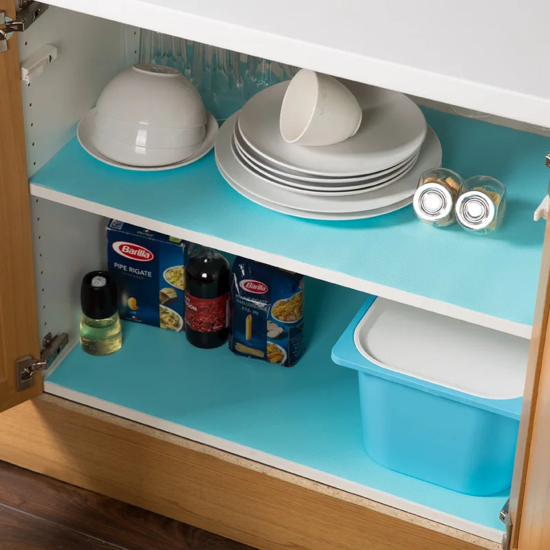 1 PC 150*45cm Kitchen Placemat Cupboard Pad Drawer Wardrobe Liner Table