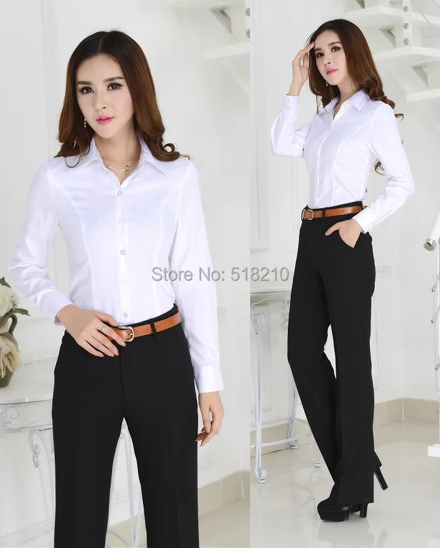pantalones y blusas elegantes