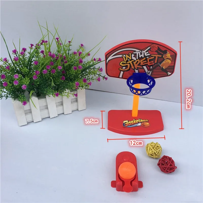 Parrot Toys Mini Shooting Basketball Stand Hoop Random Color Basket Desktop Bird Toysin Bird