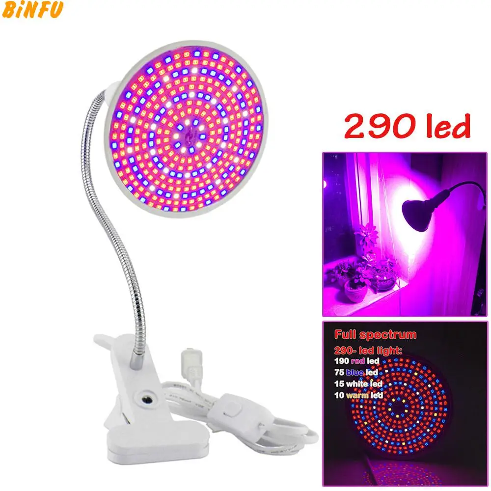 

36 60 126 200 led grow light Hydroponic lighting with Clip plants Lamps for flower hydroponics system indoor garden greenhouse