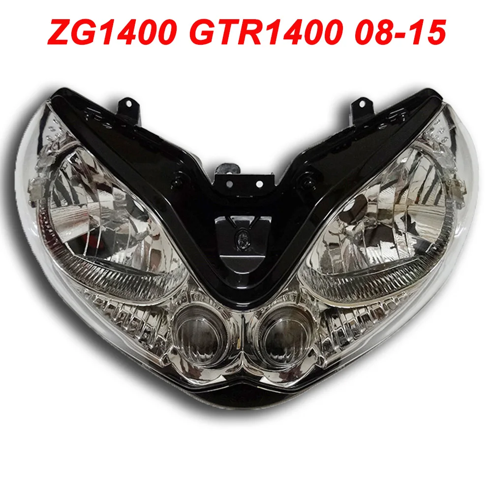 Передсветильник для мотоцикла 08-15 Kawasaki ZG1400 GTR1400 ZG GZ GTR 1400 прозрачная фара 2008 2009