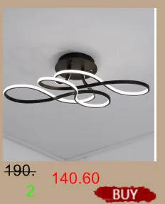 surface mounted modern led ceiling lights for living room bedroom decor lighting AC85~265V Acrylic lampshade ceiling lamp