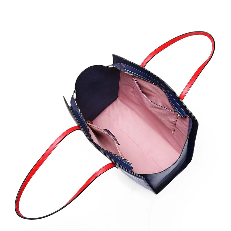 Fashion Luxury handbags women bags designer soft face large-capacity shopping bag genuine leather ladies wing design tote bag