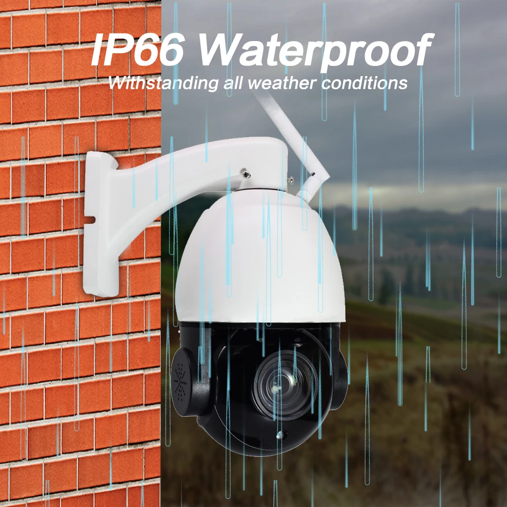 Беспроводная IP камера видеонаблюдения HD 960P 1080P Wi Fi PTZ 5 кратный зум слот для SD
