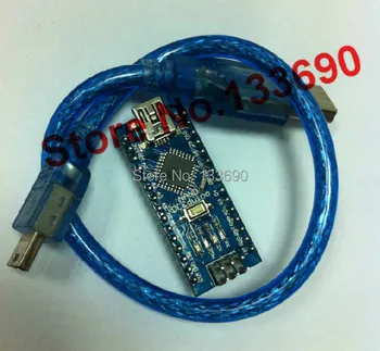 

5pcs Mini Nano V3.0 USB cbale ATmega328P 5V Micro controller Board compatible Improved version Nano V3 3.0 for uno r3 mega 2560