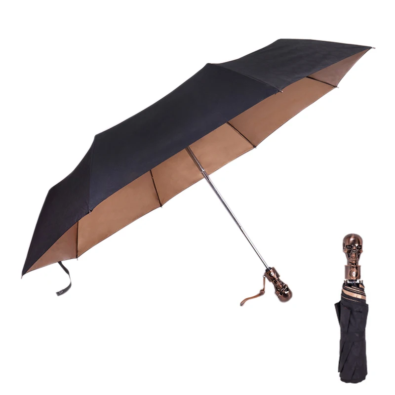 

JPZYLFKZL 8K Wind Resistant Folding Automatic Umbrella Rain Women Auto Luxury Big Windproof Umbrellas Rain For Men Black Coating