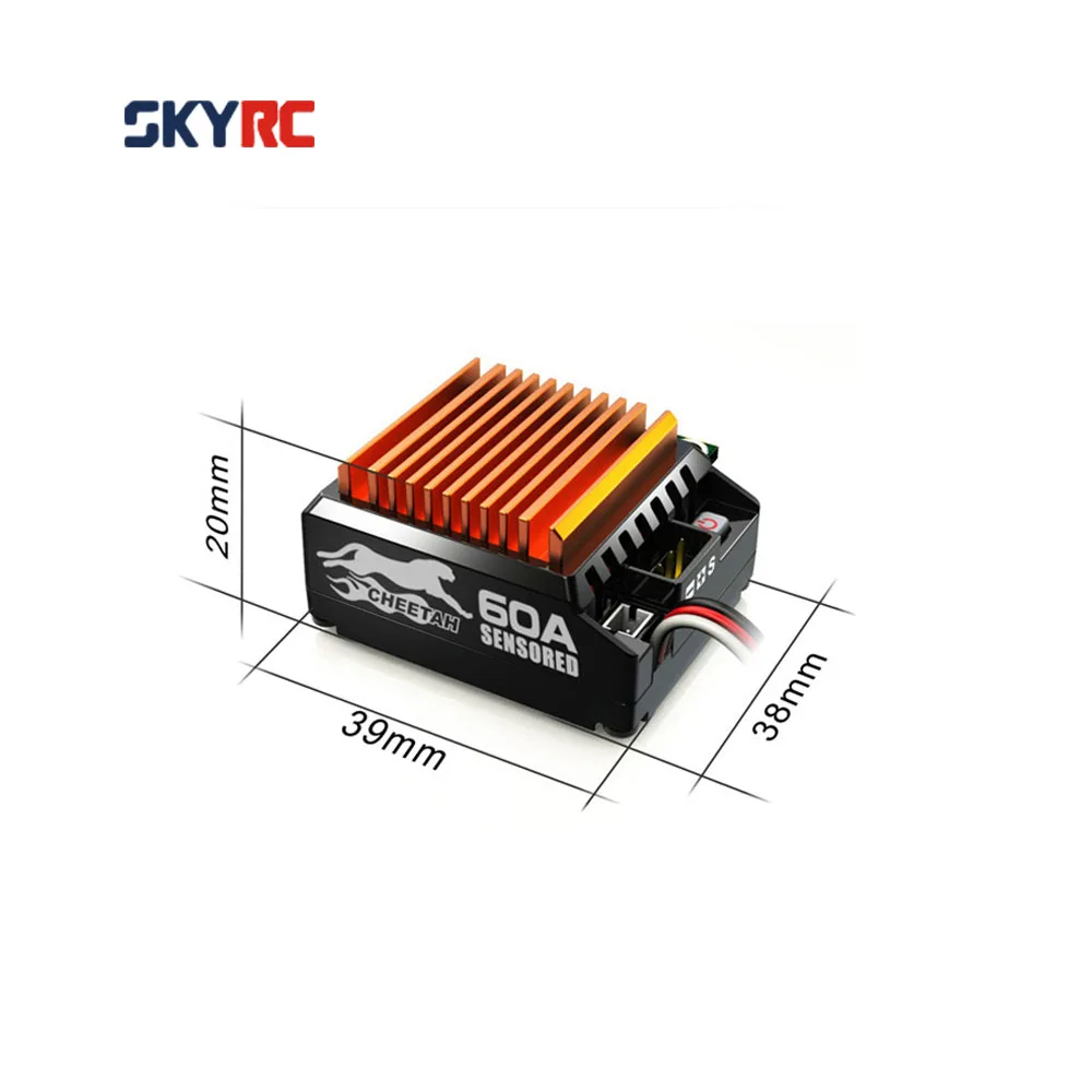 SkyRC 13,5 T 2590KV 2P бесщеточный сенсорный/Бессенсорный двигатель+ CS60 60A бесщеточный ESC+ программная карта для 1/10 1/12 Багги туристический автомобиль