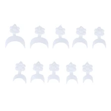 500 шт белые накладные французские кончики для дизайна ногтей Акриловые Украшения для макияжа DIY