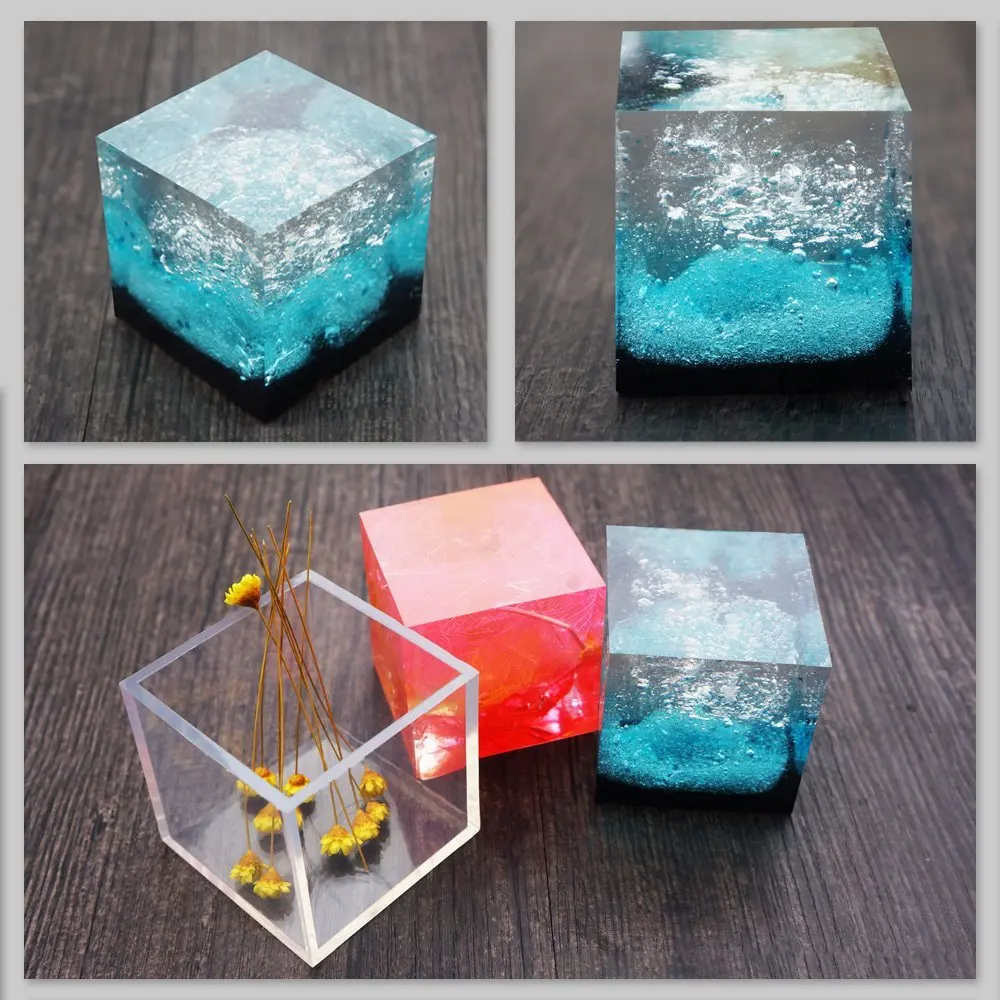 Квадратная силиконовая подвесная форма для смолы DIY Форма ювелирных изделий |
