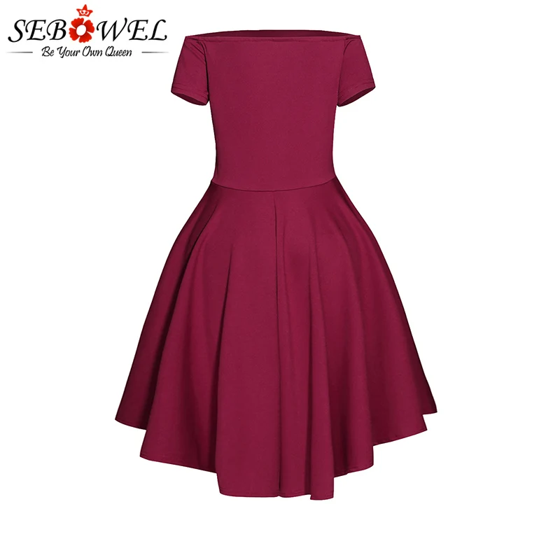 Burgundy-All-The-Rage-Skater-Dress-LC61346-3-9 