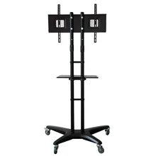 Grande carrinho de TV Fashional Carrinho de TV Móvel para LCD LED Painéis de tela Plana de Plasma Stand com Rodas Móvel Apto para 32 ”-65”, Apoio Max 40 KG