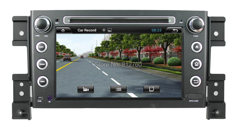 Sale Quad Core 1024*600 Android 5.1 Car Multimedia Head Unit DVD Player for SUZUKI GRAND VITARA Radio Stereo Bluetooth WIFI 3G+camera 8