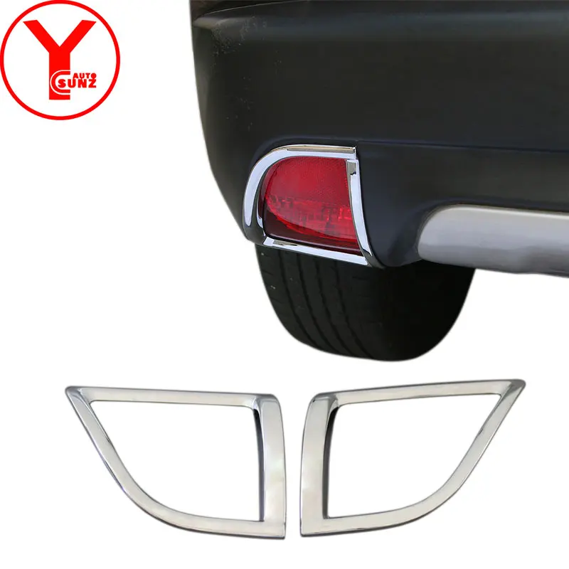 chrome rear fog light cover For peugeot 2008 1.6T 2013 2014 2015 2016