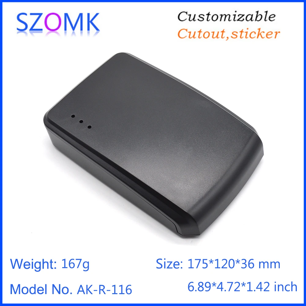 plastic case outdoor card reader RFID access housing enclosure instrument box szomk hot sales project box (7)