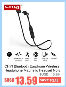 CHYI в ухо проводные наушники с микрофоном Спортивная игровая гарнитура Hifi стерео громкой связи дешевые музыкальные наушники для Iphone samsung PC