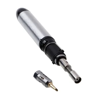 

Adjustable Thermostat Flame Butane Gas Soldering Iron 12ml Pen Welding Torch Soldering Supplies Welding Tips