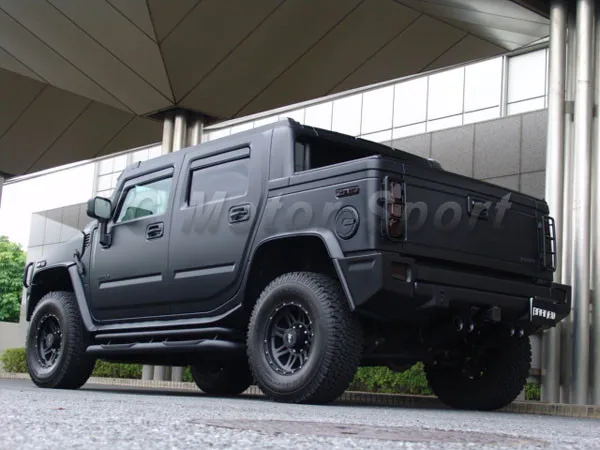 2003-2009 Hummer H2 Branew Style Rear Corner Spoiler FRP (10)