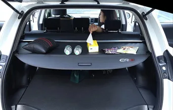 

1Pc Luxury Cargo Liner Car Trunk Curtain Separated Block Mat For Honda CRV 2017 Carpet Interior Mats Leather Pad Car-Styling