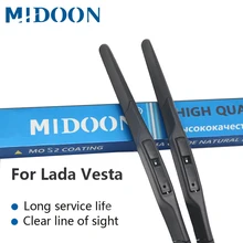 MIDOON дворники для лобового стекла щетки стеклоочистителя гибридная для Lada Vesta Fit Hook Arms