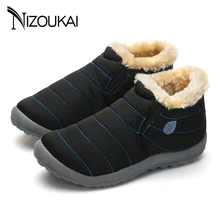 Женская зимняя обувь, зимние сапоги, женские непромокаемые теплые зимние сапоги на нескользящей подошве с мехом внутри, большие размеры 35-48