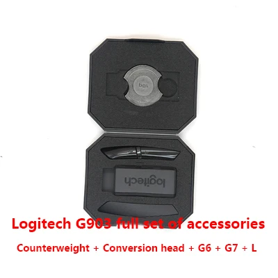 Оригинальные аксессуары для мыши для logitech G903/G703/G403/G900 Вес мыши/приемник/боковой ключ/зарядный кабель/USB удлинитель