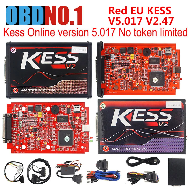 

Diaglostic tool Kess EU version V2 V2.47 Manager Tuning Kit 5.017 Master KTAG 7.020 4 LED Kess V5.017 High Quality KTAG V7.020