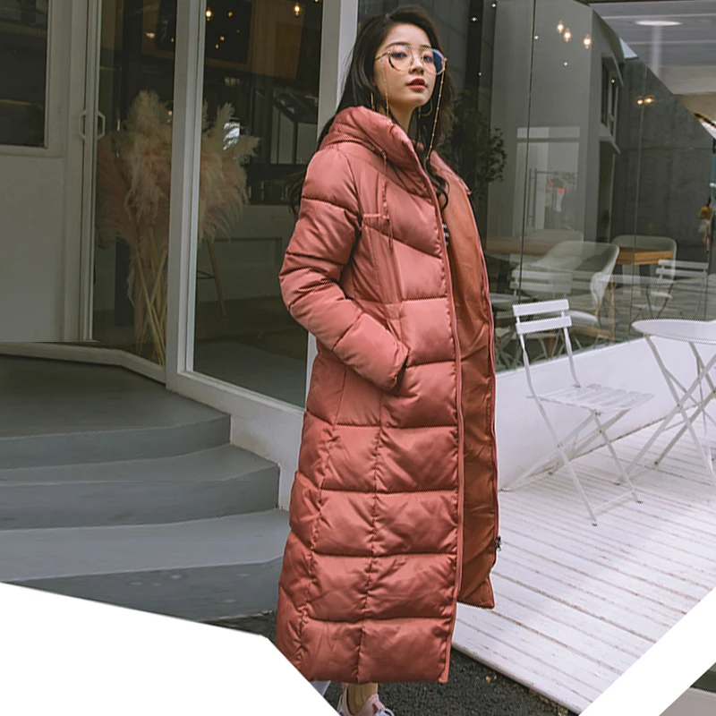 Women's X-Long Winter Coat-4