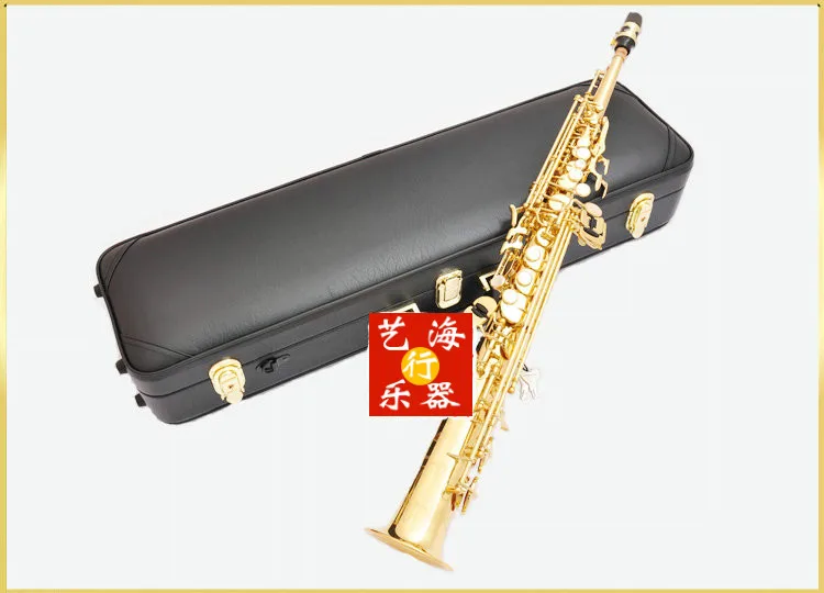 

YANAGISAWA S902 B flat Soprano saxophone High Quality musical instruments YANAGISAWA Soprano Sax With Mouthpiece Gift