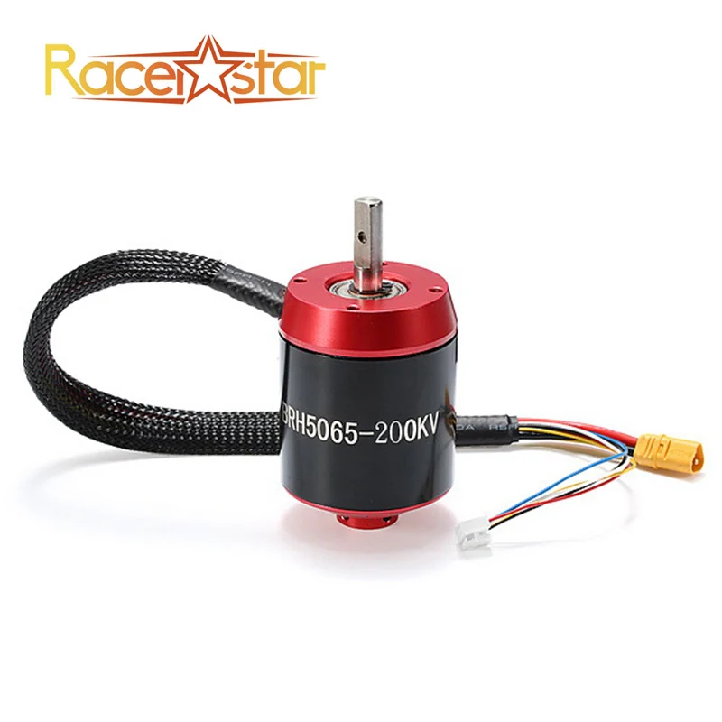 Бесщеточный мотор Racerstar 5065 BRH5065 200KV 6-12S красный без шестерни для балансировки