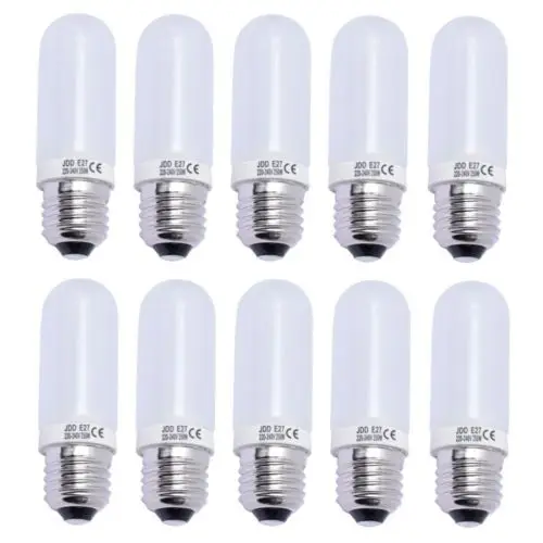 

10PCS 250W Modeling Light Lamp Bulb E27 Socket for Studio Flash Strobe 220V 230V
