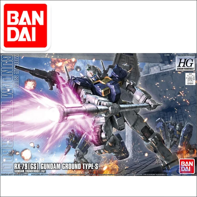 Gundam BANDAI Model HG 1/144 HGUC RS-79[GS] GUNDAM GROUND TYPE-S Mobile Suit Kids Toys