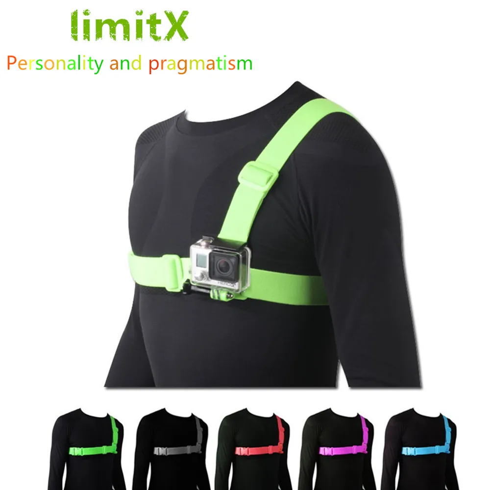 

limitX Elastic Chest Belt Strap Mount for Sony RX0 X3000 X1000 AS300 AS200 AS100 AS50 AS30 AS20 AS15 AS10 AZ1 mini Action Cam