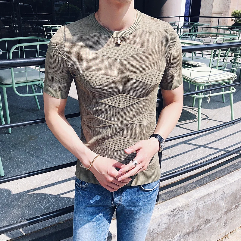 Moda 2018 transparente Camisetas para hombre ver a través de las Camisetas para hombre blanco tejer Camisetas para hombre Camiseta Sexy Camisetas slim Fit Moda 2018 transparente Camisetas para hombre ver a través de las Camisetas para hombre blanco tejer Camisetas para hombre Camiseta Sexy Camisetas slim Fit