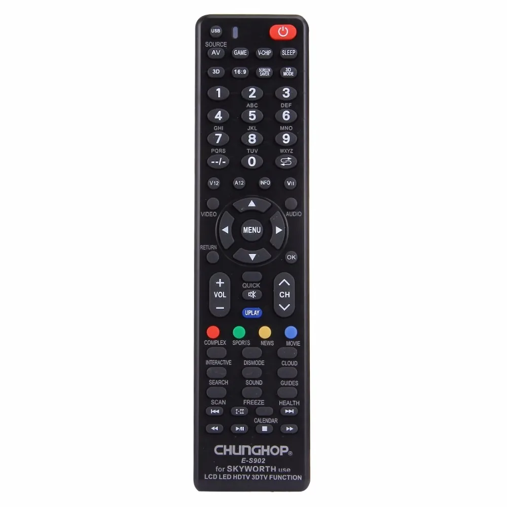 CHUNGHOP E-S902 универсальный пульт дистанционного управления для SKYWORTH светодиодный tv/lcd tv/HD tv/3D tv