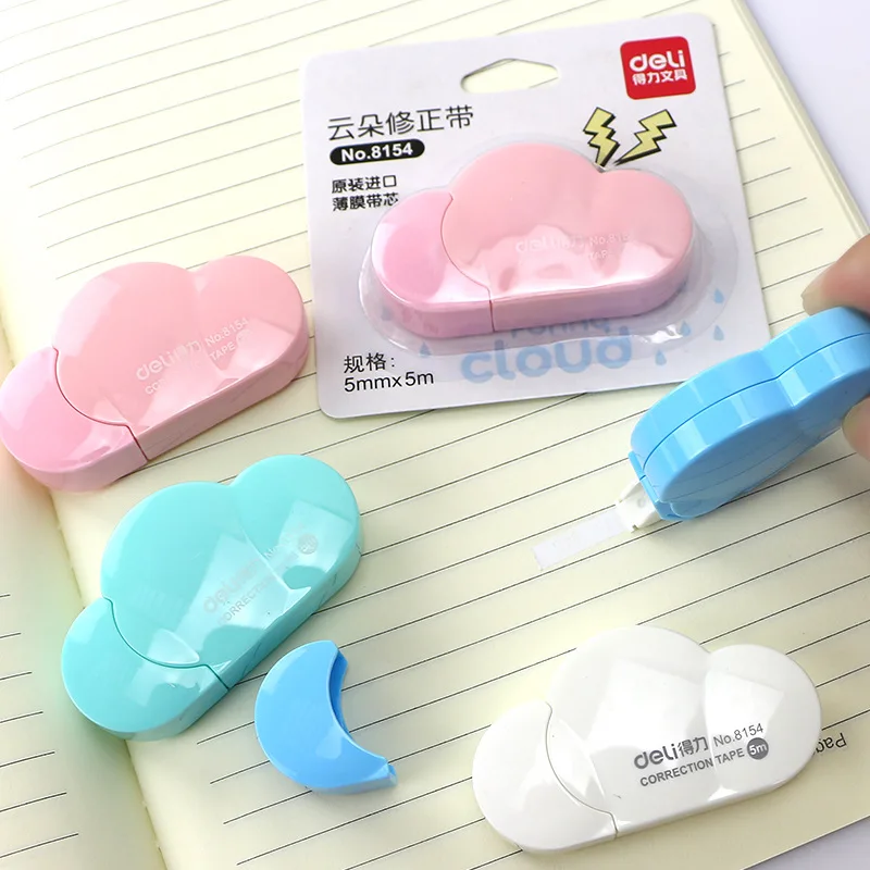 

Cute Kawaii Cloud Mini Small Correction Tape Korean Sweet Stationery Novelty Office Kids School Supplies Children