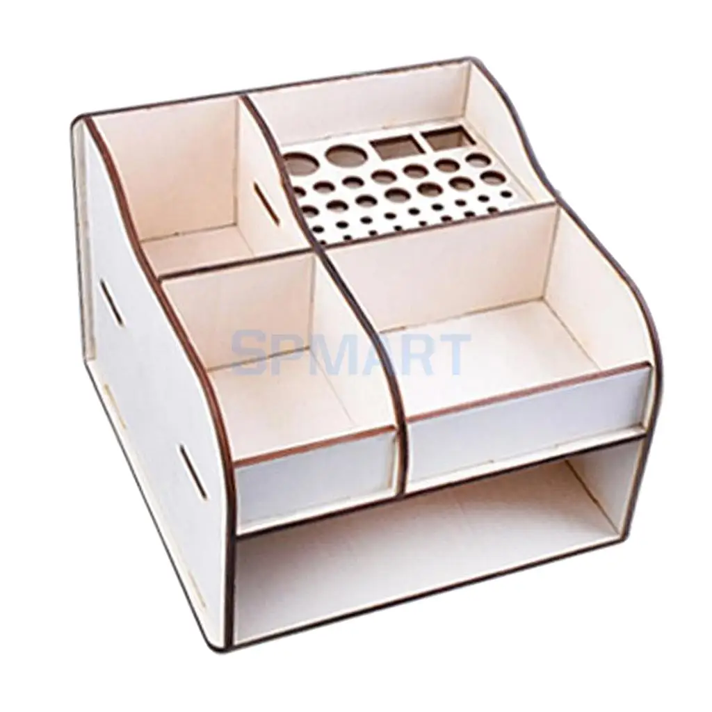 DIY Basewood Portable Action Figure Model Building Kit Tool Storage Rack Shelf for Gundam