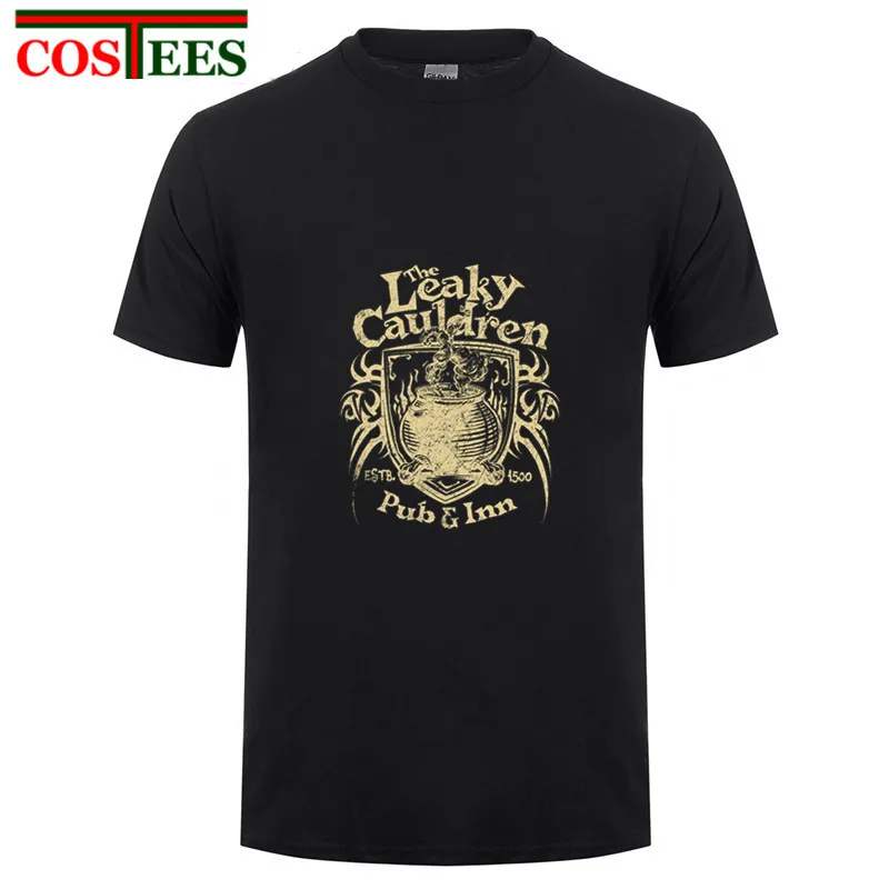 Vintage cobre oro edición limitada The Leaky Cauldren Camiseta hombres hip hop harry Camiseta potter Camiseta Masculina hombre retro Camiseta Vintage cobre oro edición limitada The Leaky Cauldren Camiseta hombres hip hop harry Camiseta potter Camiseta Masculina hombre retro Camiseta