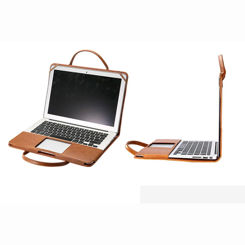 New Laptop Case Cover For Macbook Air 11 12 13.3 Notebook PU Waterproof Handbag For Macbook Pro 13.3 15.4 Laptop Bag A1465 A1466 (6)
