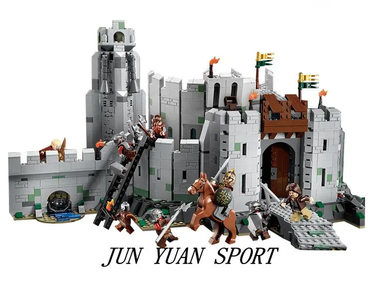 

Top quality!16013 The Lord of the Rings Series The Battle Of Helm' Deep Model Building Block Bricks figures Compatible 9474