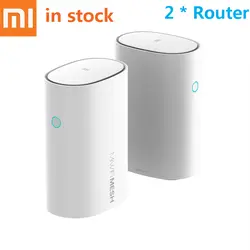 Xiaomi mi маршрутизатор сетка 2,4 + 5 ГГц WiFi маршрутизатор высокоскоростной 4-ядерный процессор 256 Мб гигабитная мощность 4 усилителя сигнала для