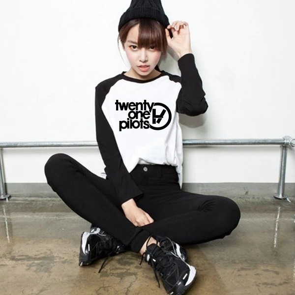 Twenty One Pilots t shirt tops coraline women tshirt queen tee long sleeve t-shirt womens shirts graphic tees bts korean kpop