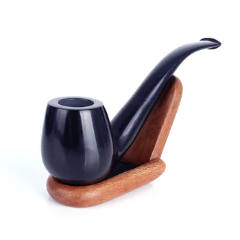 

Master Level Ebony Sandalwood Pipes Chimney Activated Carbon Filter Smoking Pipe Herb Tobacco Pipe Cigar Grinder Smok