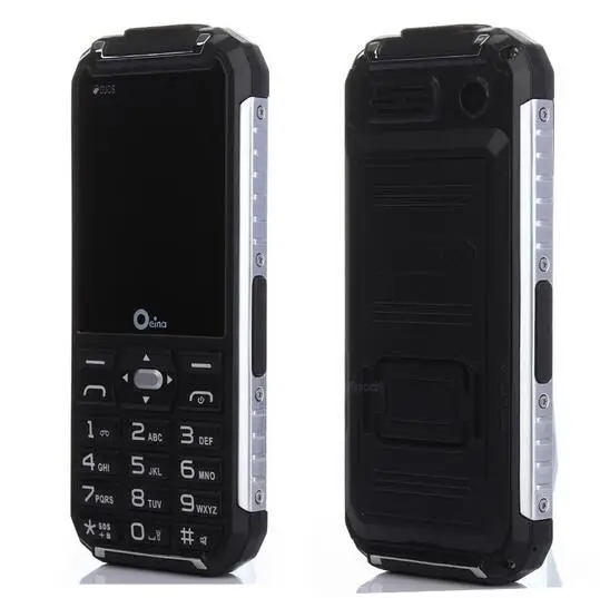 Original Oeina XP6000 Dual Torch Rugged Outdoor Mobile Phone Metal Side Power Bank GSM Senior old