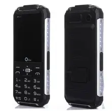 Оригинальный oeina XP6000 двойной факел прочный открытый мобильный телефон из металла сбоку Мощность Банк gsm старший старик сотовый телефон Dual