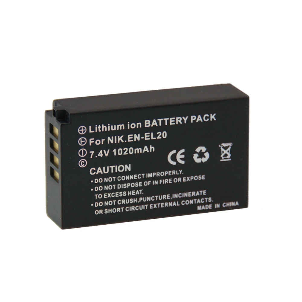 Digital Boy 7.2V 1020mAh EN EL20 Rechargeble Digital Camera battery EN