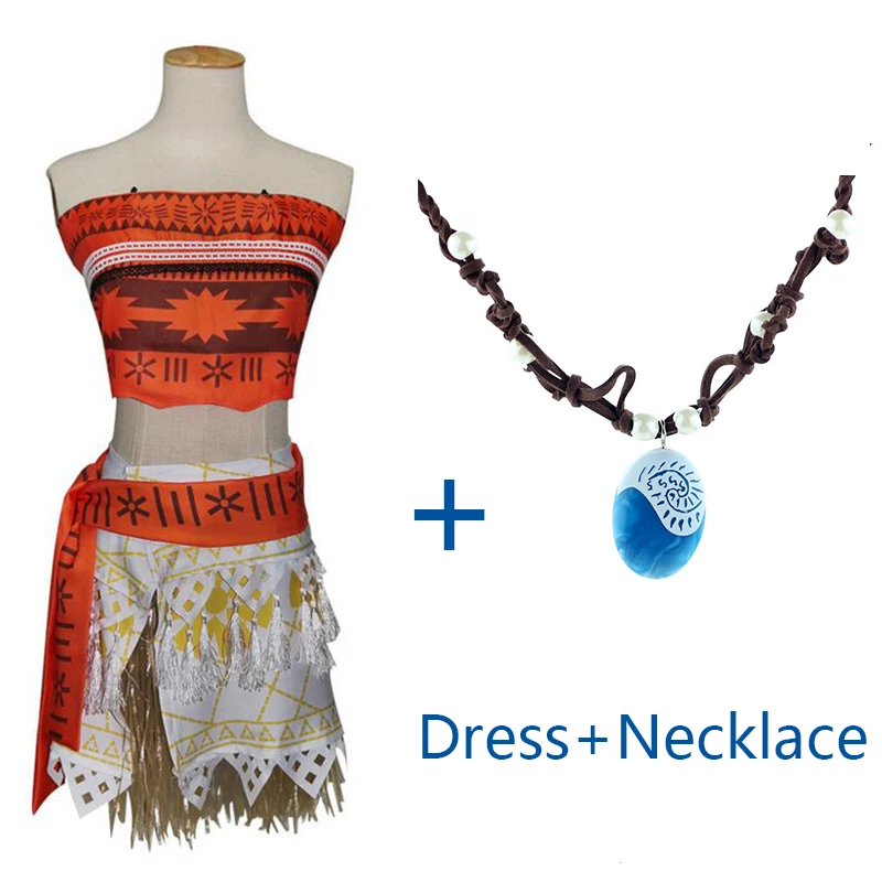 Movie Princess Moana Costume For Kids Moana Princess Dress Cosplay Costume Children Halloween Costume For Girls